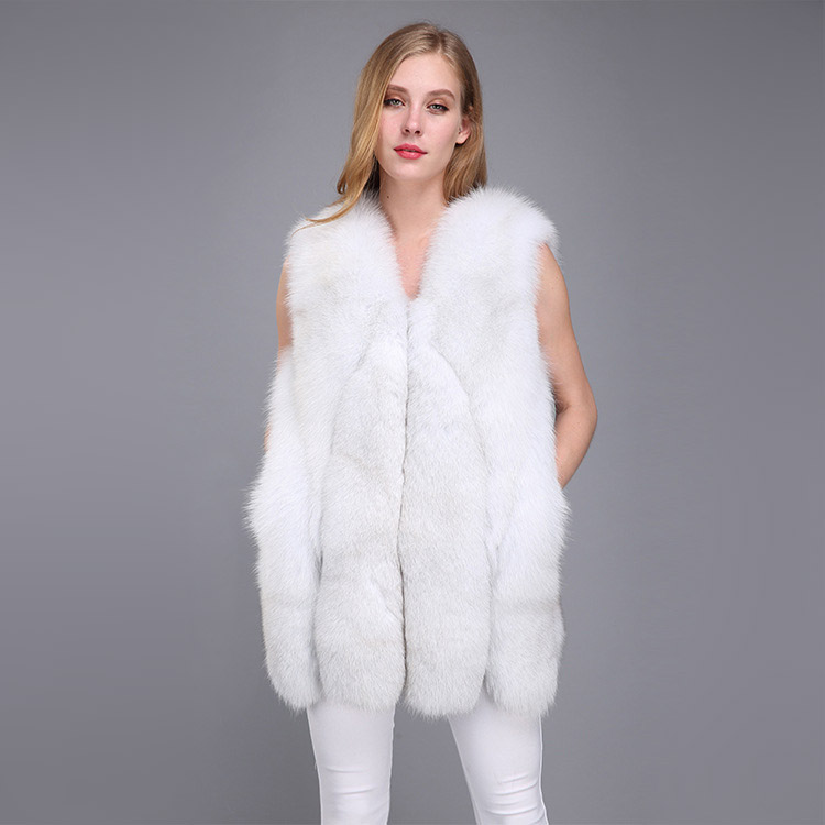 Fox Fur Vest 964 Details 1