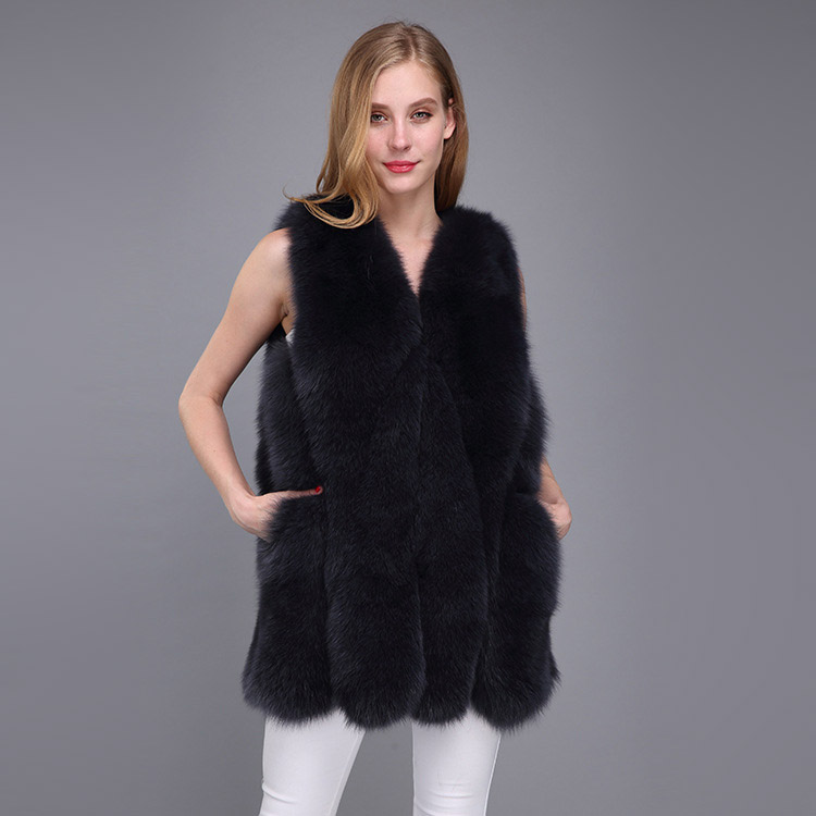 Fox Fur Vest 964 Details 4