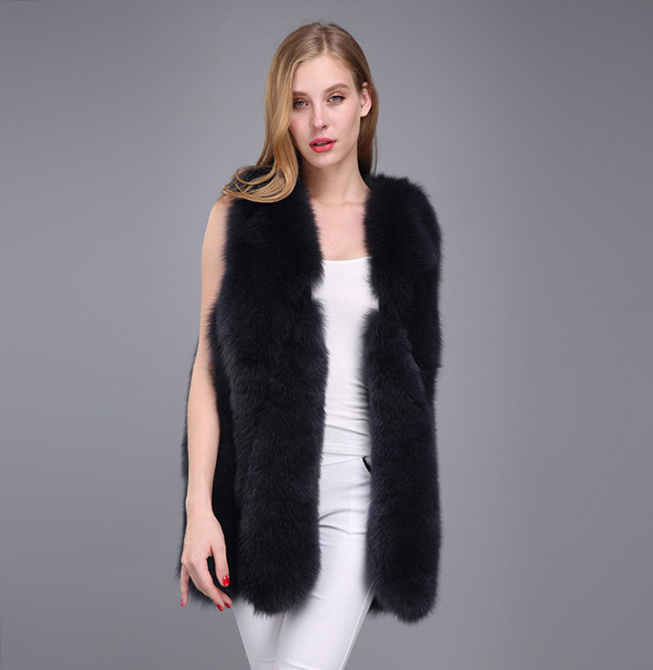 Fox Fur Vest 964 Details 5