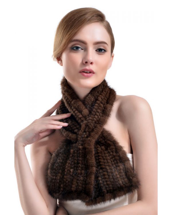 Knitted mink sale