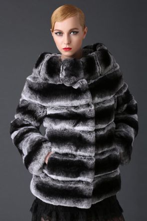 Batwing Rex Rabbit Fur Jacket