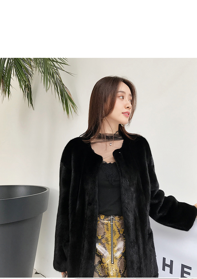 Mink Fur Long Coat 0028-10