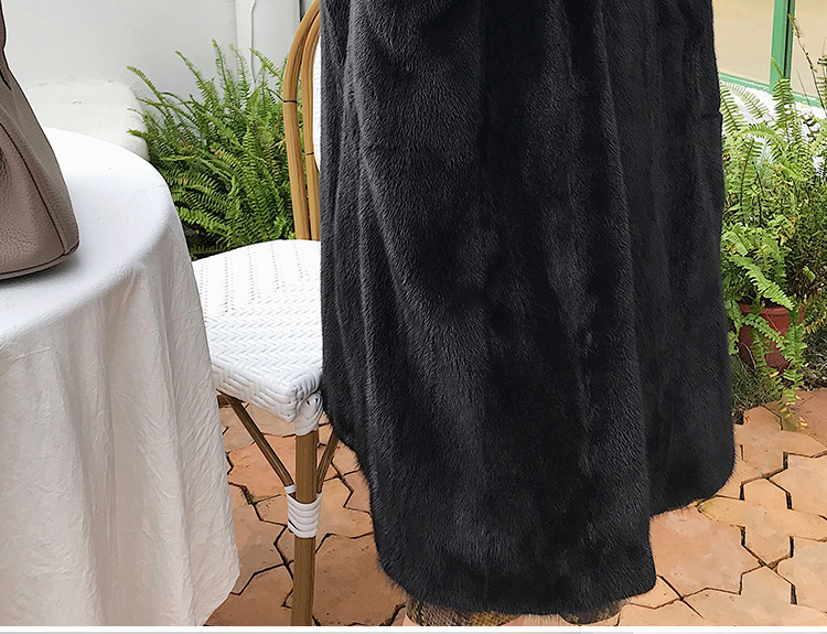 Mink Fur Long Coat 0028-11
