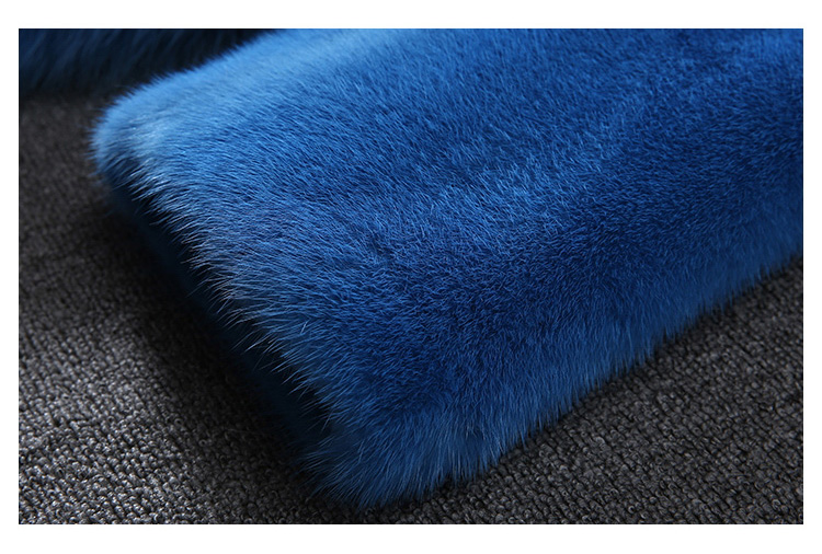 Fox Fur Jacket with Mink Fur Sleeves 0069-6