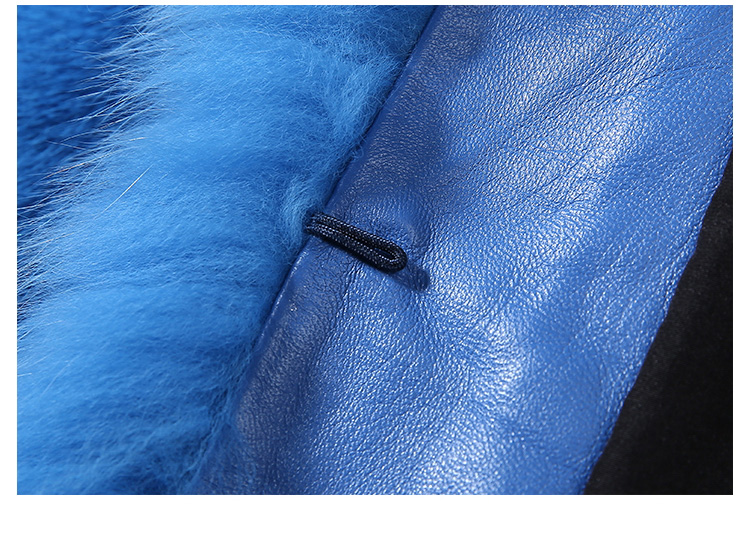 Fox Fur Jacket with Mink Fur Sleeves 0069-7