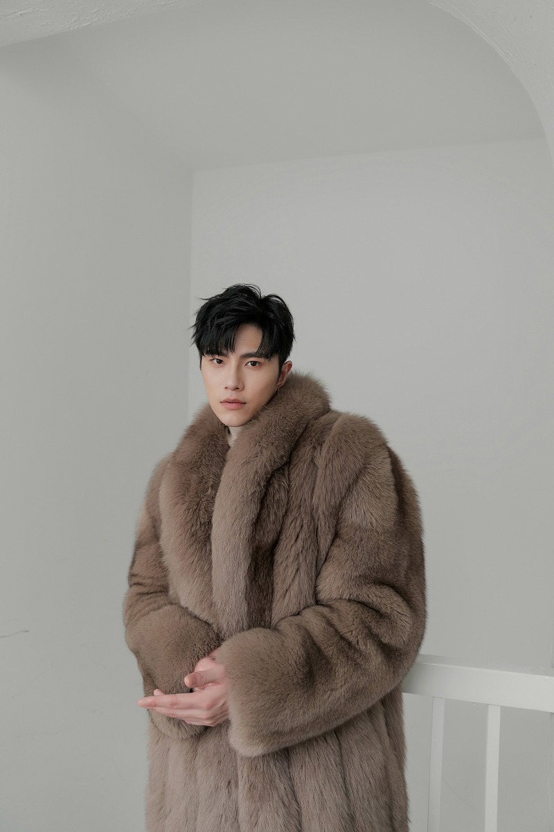 Men's Fox Fur Coat 0242-4