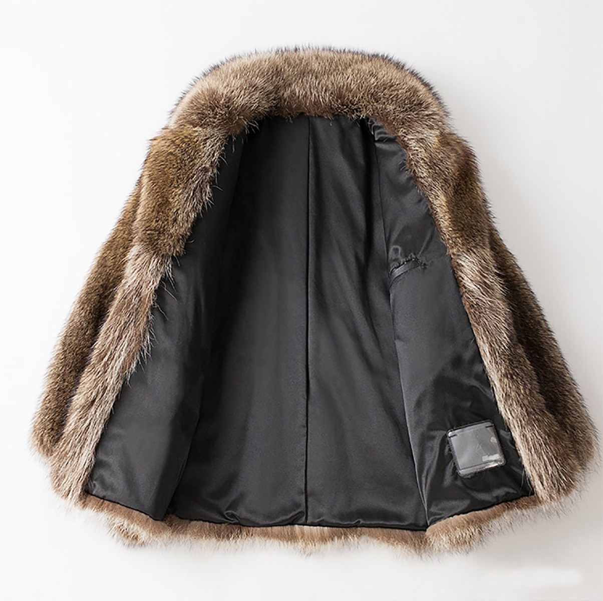 Men's Raccoon Fur Coat 0245-7