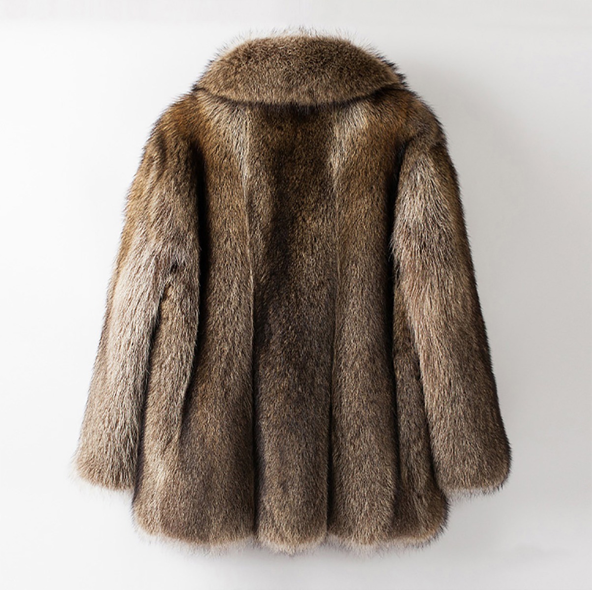 Men's Raccoon Fur Coat 0245-8
