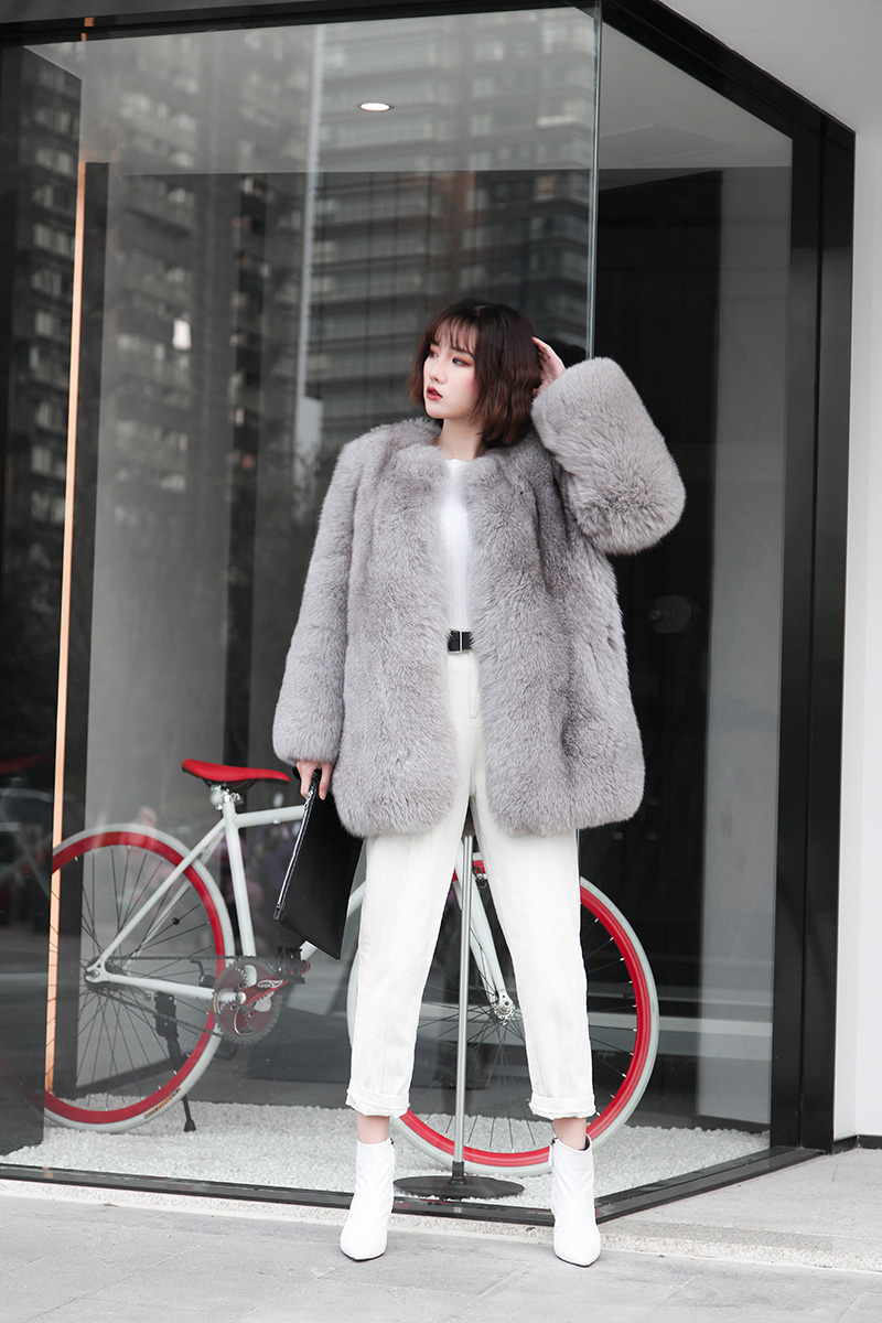 Fox Fur Coat 267b-1