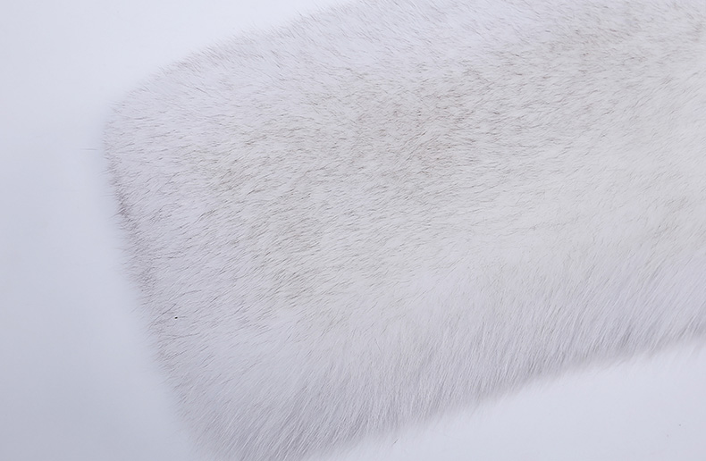 Hooded Fox Fur Coat 329-9