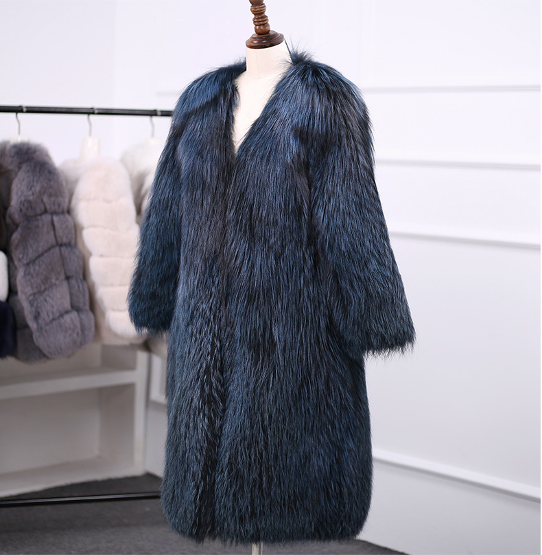 Silver Fox Fur Coat 330-2