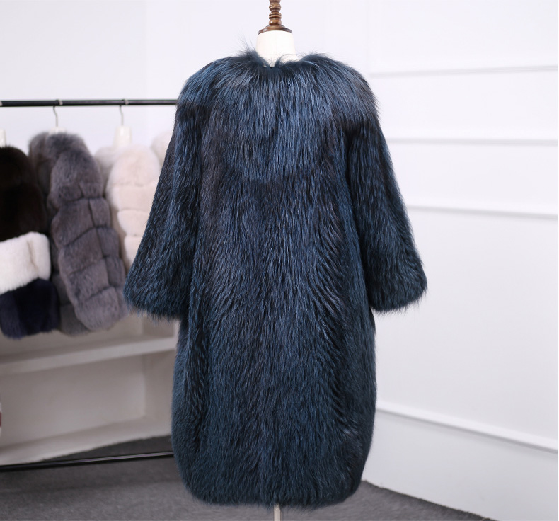 Silver Fox Fur Coat 330-3