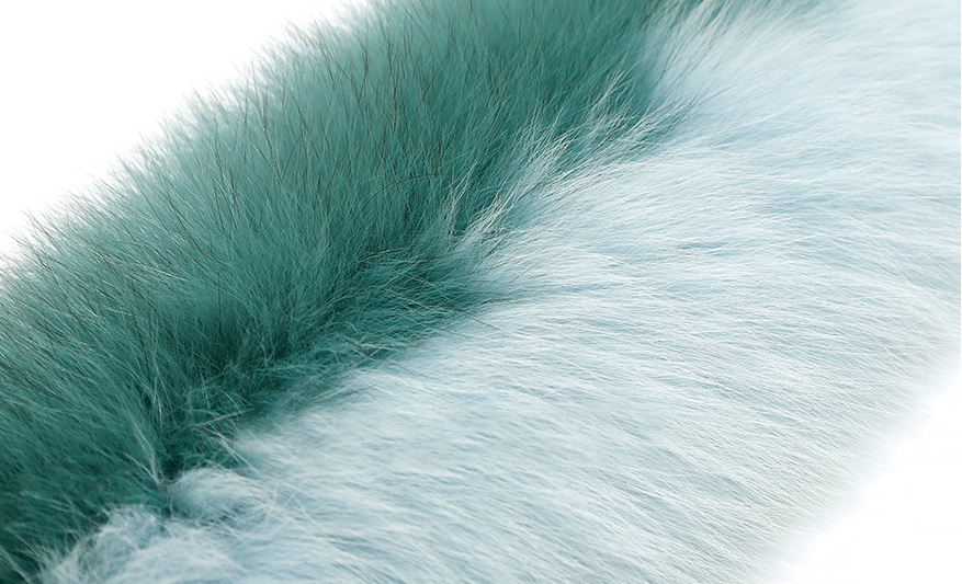 Two-tone Fox Fur Scarf 370-3