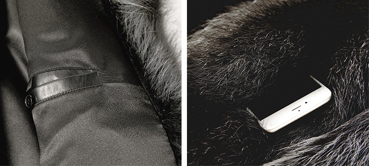 Men's Raccoon Fur Coat 384-5