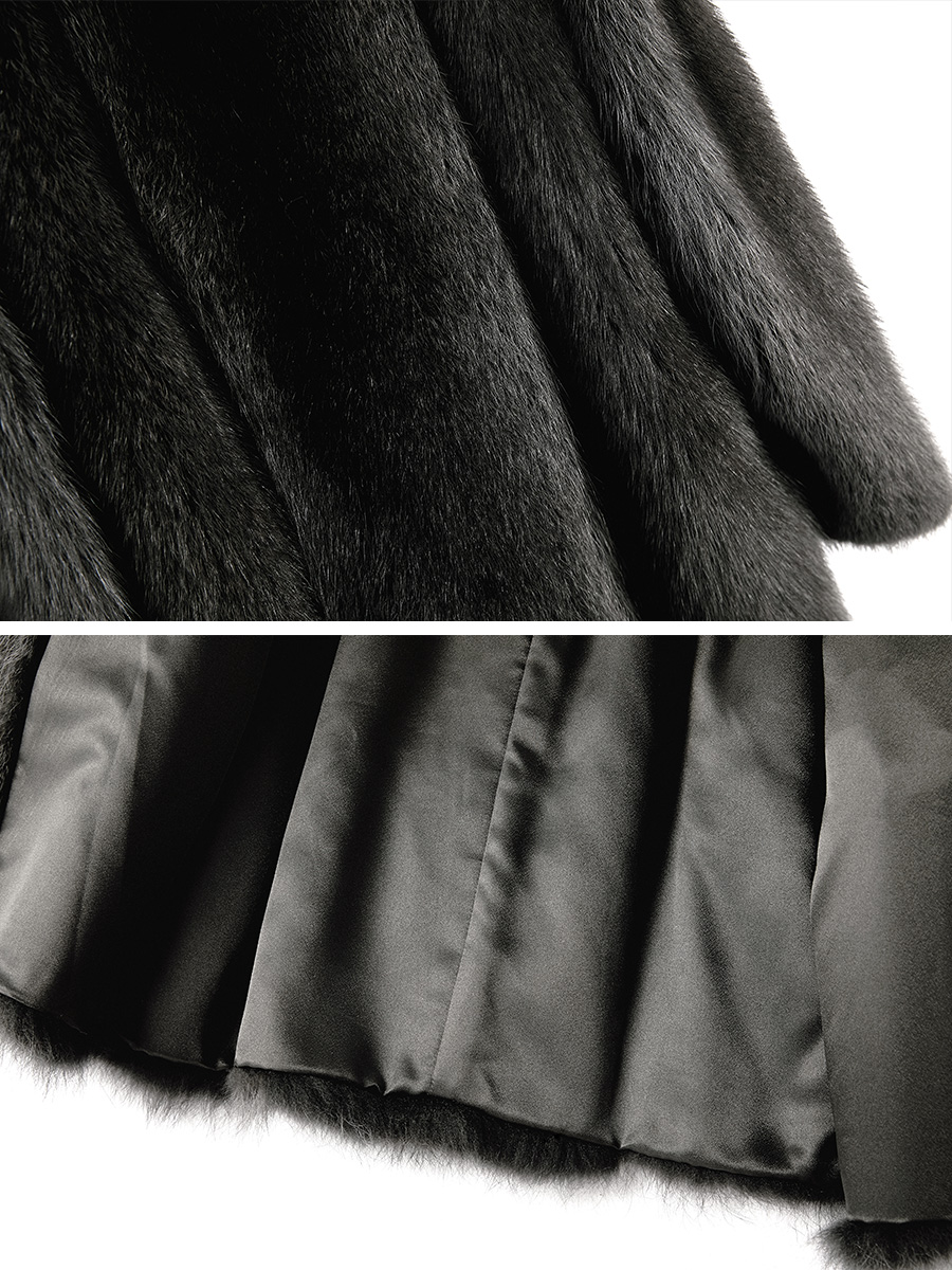 Men's Raccoon Fur Coat 384-6