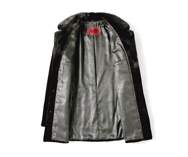 Men's Mink Fur Coat 394-2