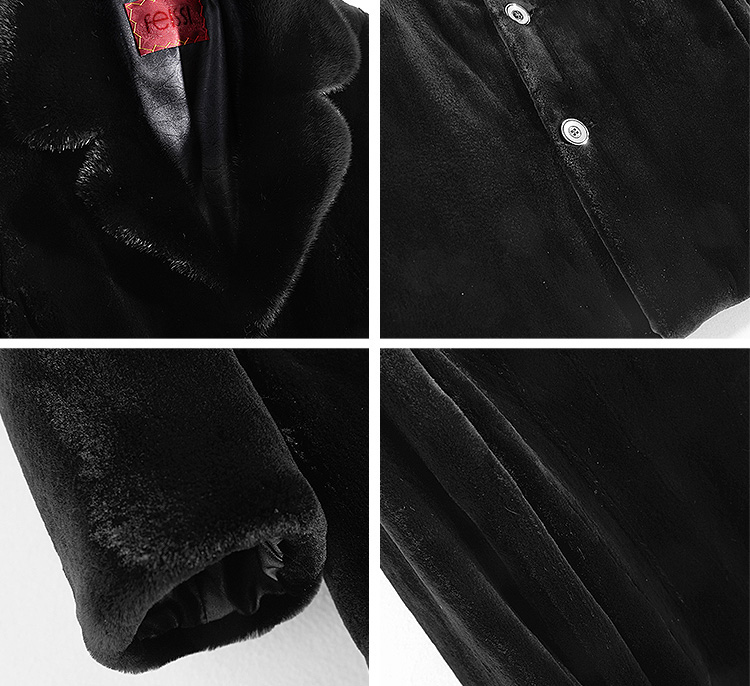 Men's Mink Fur Coat 394-4