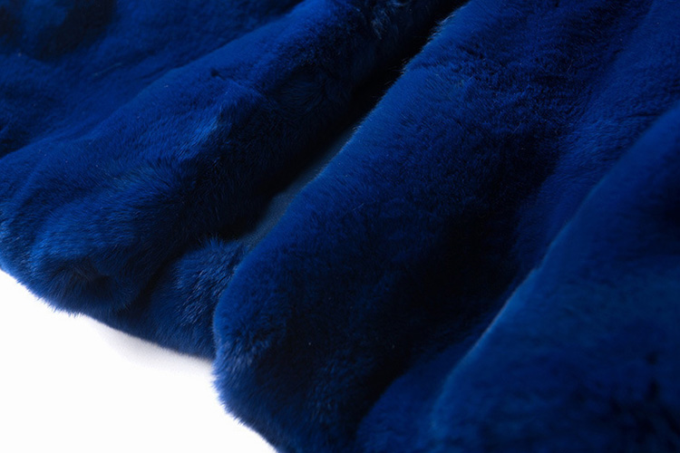 Rex Rabbit Fur Coat 715 Details 5