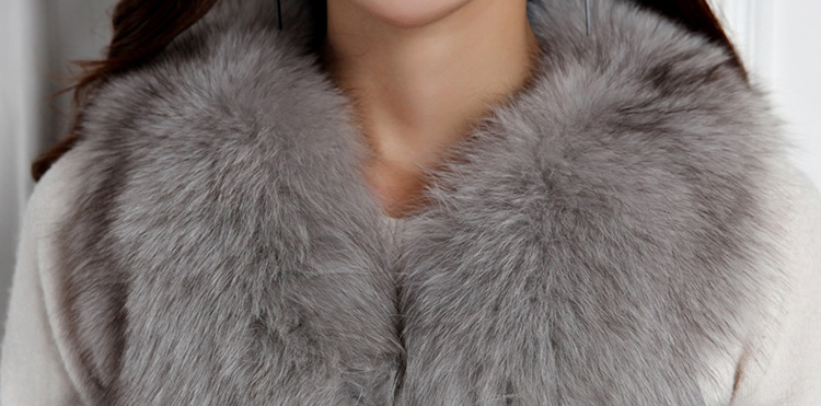 Fox Fur Vest White 796 Details 1