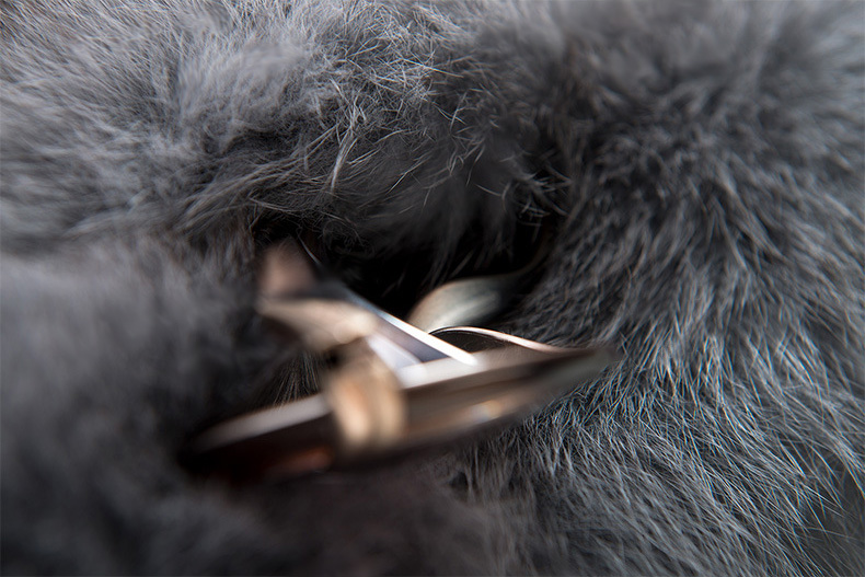 Fox Fur Vest 818 Details 6