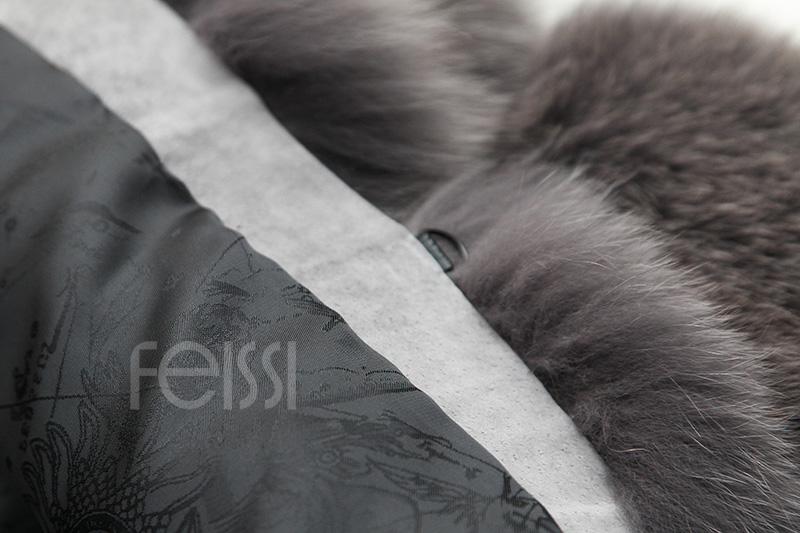 Fox Fur Coat 883b Details 24